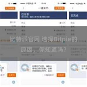 比特派官网 选择Bitpie的原因，你知道吗？