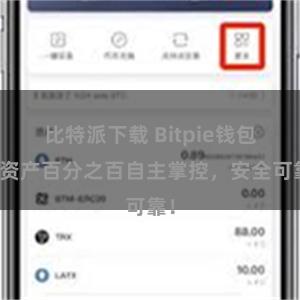 比特派下载 Bitpie钱包：资产百分之百自主掌控，安全可靠！