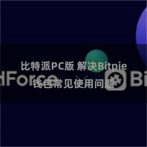 比特派PC版 解决Bitpie钱包常见使用问题