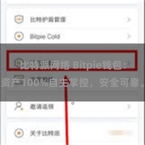 比特派网络 Bitpie钱包：资产100%自主掌控，安全可靠。