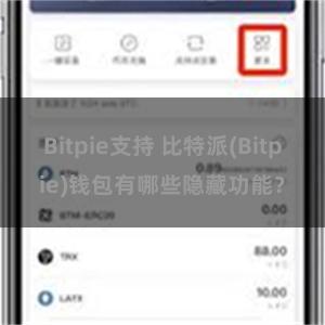 Bitpie支持 比特派(Bitpie)钱包有哪些隐藏功能？