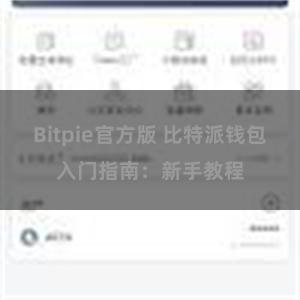 Bitpie官方版 比特派钱包入门指南：新手教程
