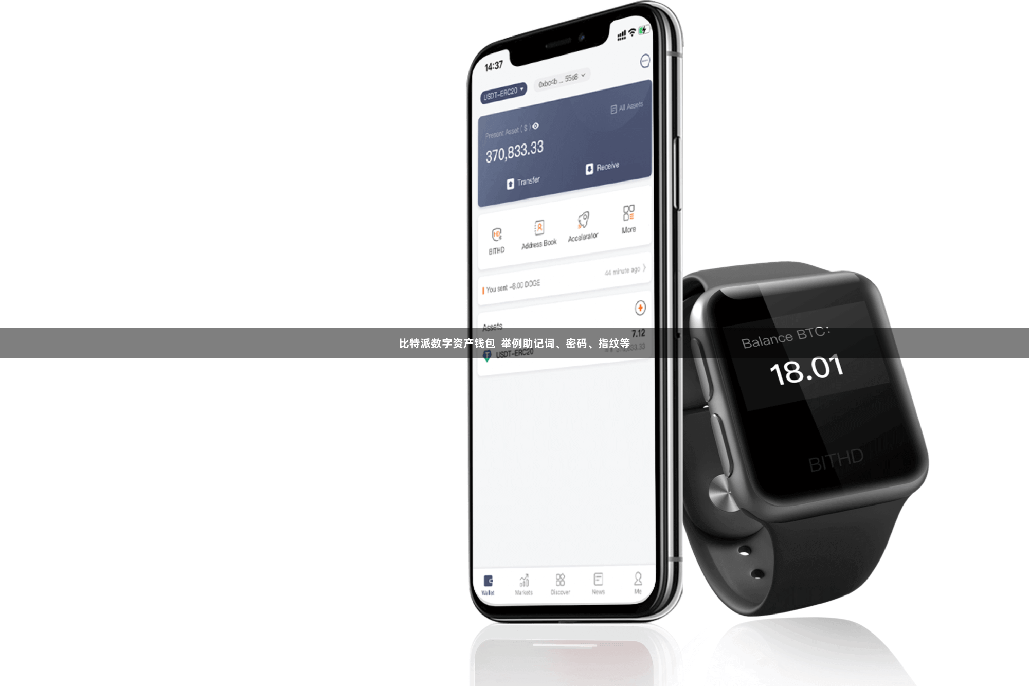 比特派数字资产钱包  举例助记词、密码、指纹等