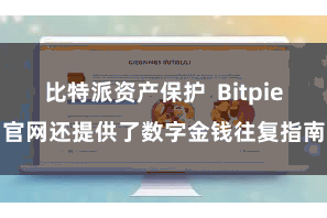 比特派资产保护  Bitpie官网还提供了数字金钱往复指南